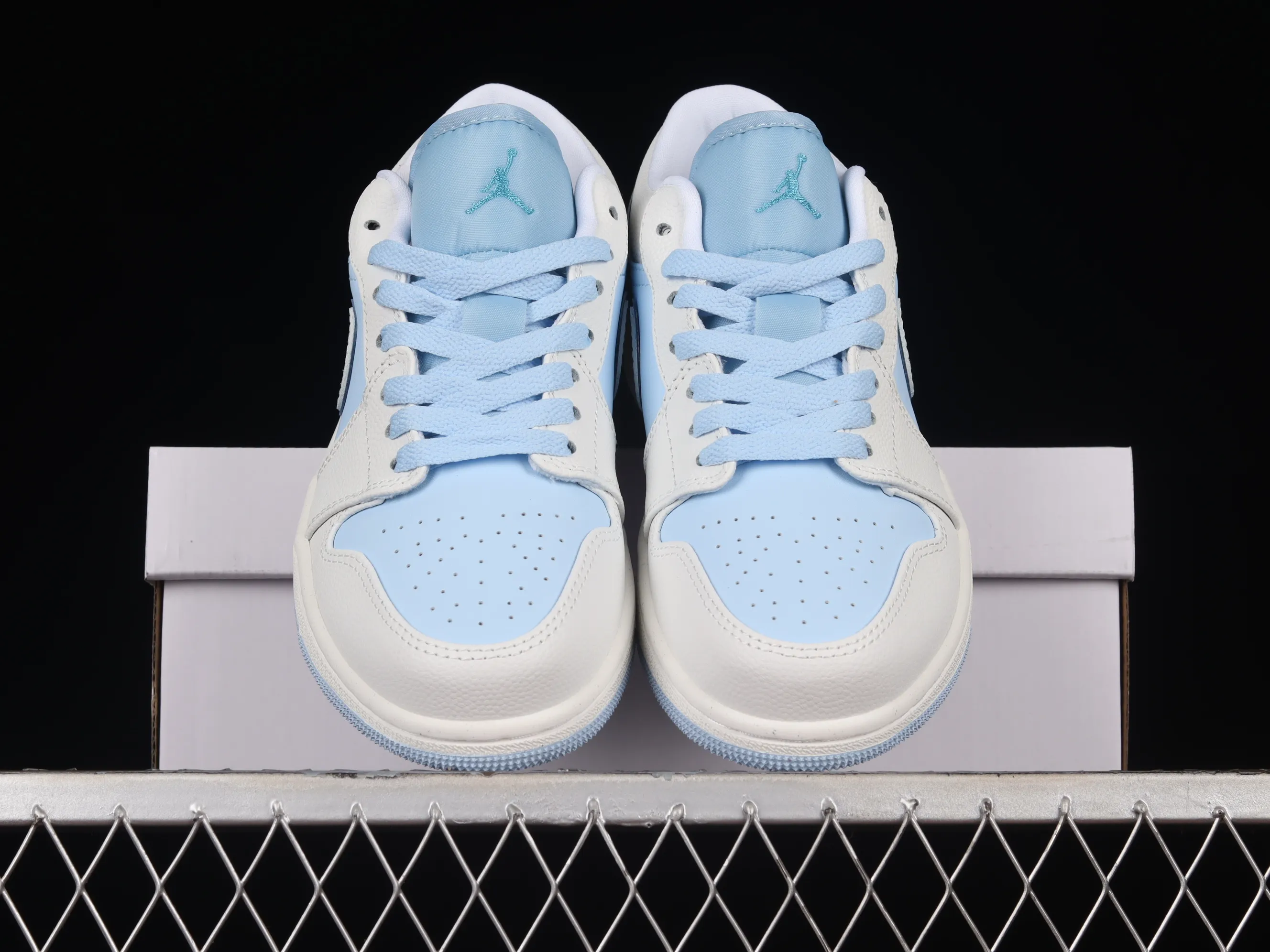 All categories Air Jordan Jordan series basketball shoes Air Jordan 1 Low Z version Air Jordan 1 Low AJ1 Joe 1 ice blue low-top cultural and leisure sports sneakers DV1299-104